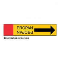 DIVERSE RØRMERKING