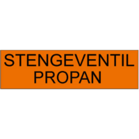 GASSKILT (STENGEVENTIL PROPAN) 7*25