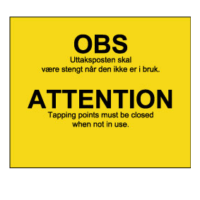 UTTAKSPOST HOLDES STENGT