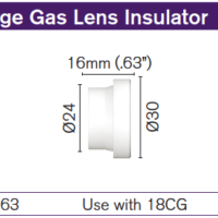 Parweld TIG Pro Large Gas Lens Insulator "P"