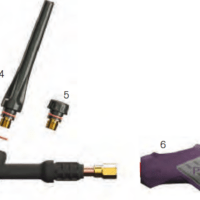 Parweld TIG Pro 17, 18, 26 Pistol Deler