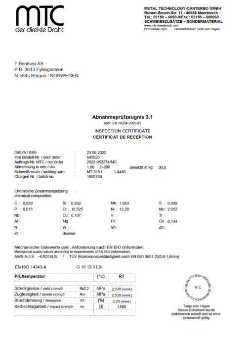 *SVEISESERTIFIKATER test